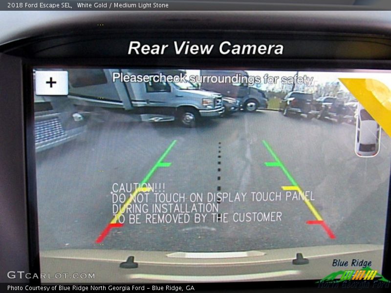 White Gold / Medium Light Stone 2018 Ford Escape SEL