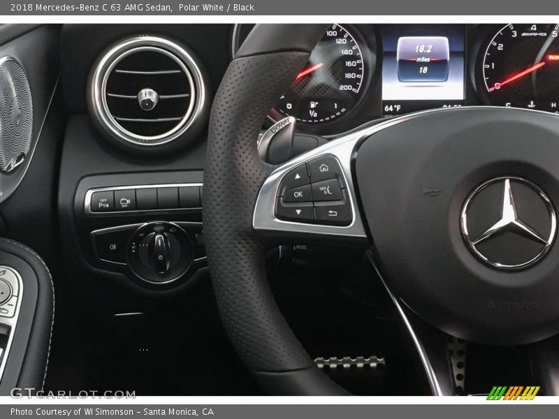 Controls of 2018 C 63 AMG Sedan