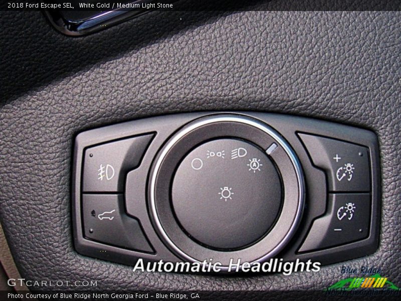 White Gold / Medium Light Stone 2018 Ford Escape SEL