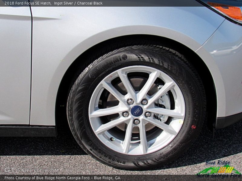 Ingot Silver / Charcoal Black 2018 Ford Focus SE Hatch