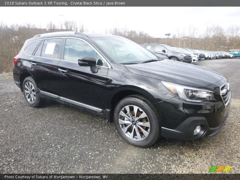 Crystal Black Silica / Java Brown 2018 Subaru Outback 3.6R Touring