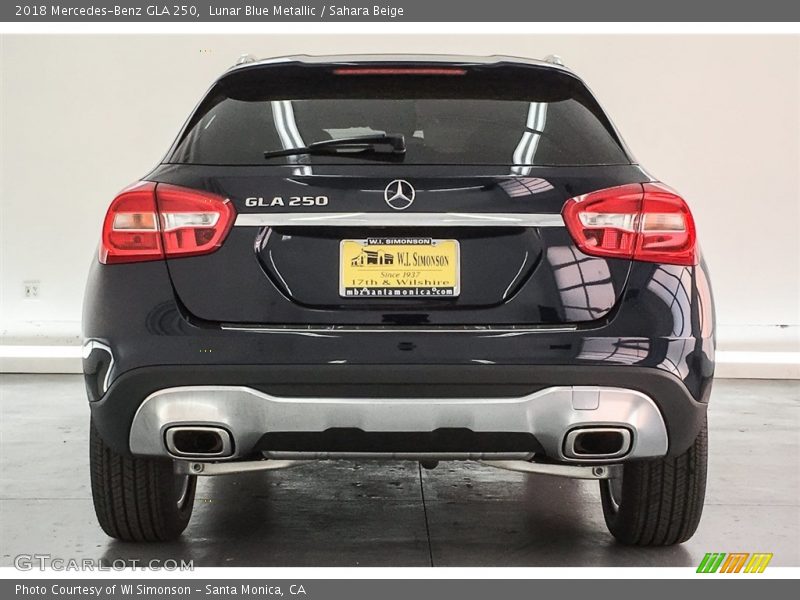 Lunar Blue Metallic / Sahara Beige 2018 Mercedes-Benz GLA 250