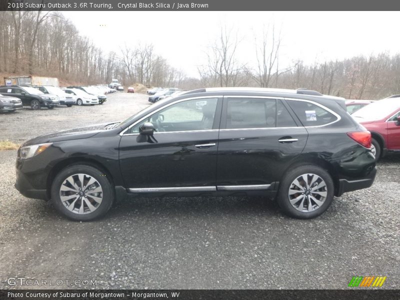 Crystal Black Silica / Java Brown 2018 Subaru Outback 3.6R Touring