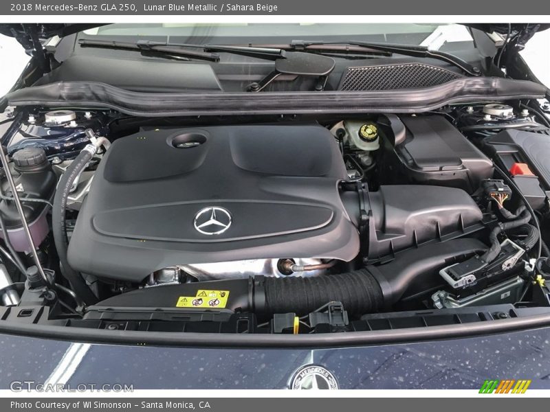Lunar Blue Metallic / Sahara Beige 2018 Mercedes-Benz GLA 250