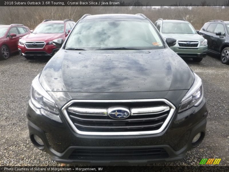 Crystal Black Silica / Java Brown 2018 Subaru Outback 3.6R Touring