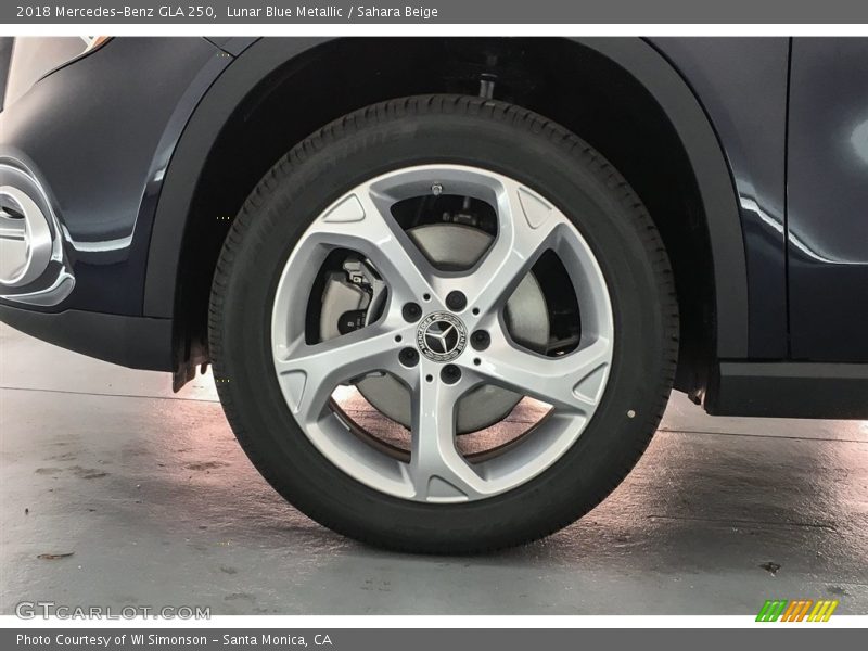 Lunar Blue Metallic / Sahara Beige 2018 Mercedes-Benz GLA 250
