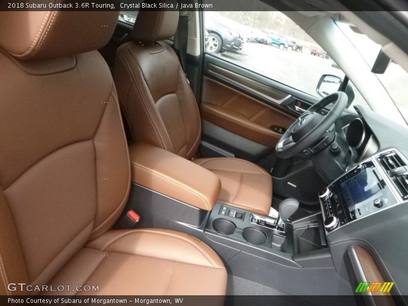 Crystal Black Silica / Java Brown 2018 Subaru Outback 3.6R Touring