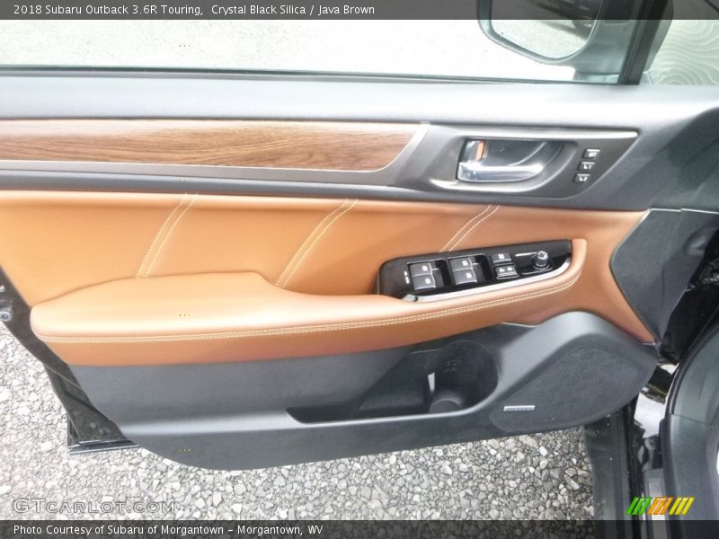 Crystal Black Silica / Java Brown 2018 Subaru Outback 3.6R Touring