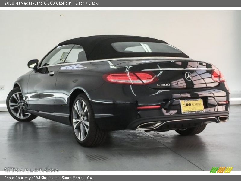 Black / Black 2018 Mercedes-Benz C 300 Cabriolet