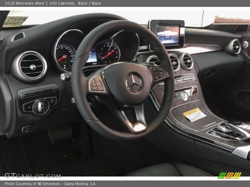 Black / Black 2018 Mercedes-Benz C 300 Cabriolet