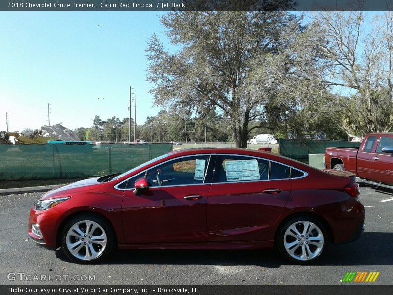 Cajun Red Tintcoat / Jet Black 2018 Chevrolet Cruze Premier