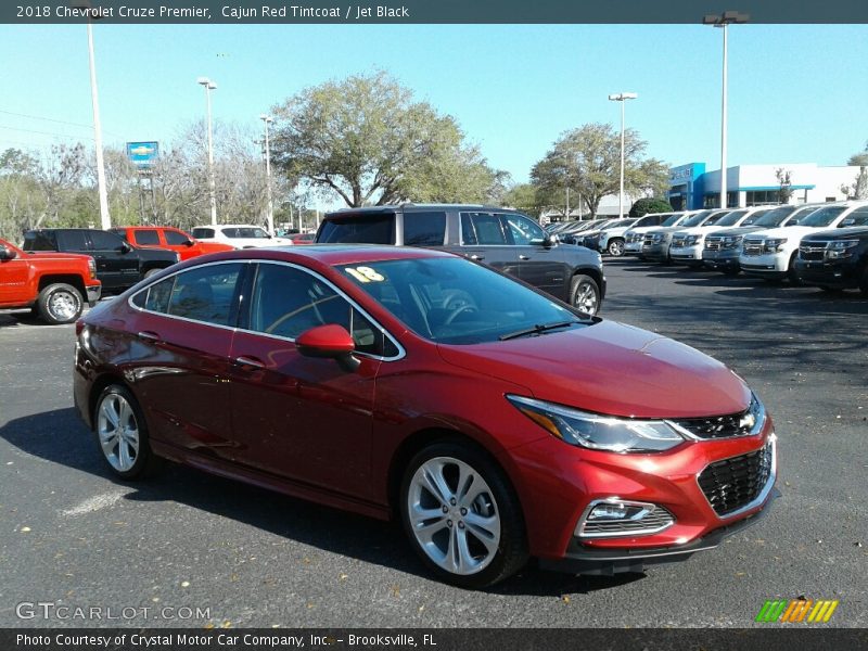 Cajun Red Tintcoat / Jet Black 2018 Chevrolet Cruze Premier