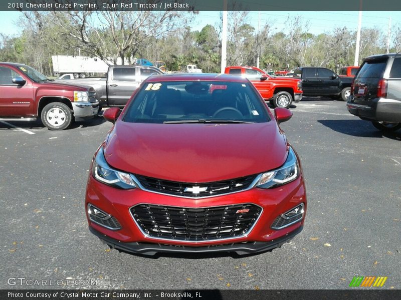 Cajun Red Tintcoat / Jet Black 2018 Chevrolet Cruze Premier