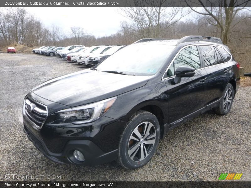 Crystal Black Silica / Ivory 2018 Subaru Outback 3.6R Limited
