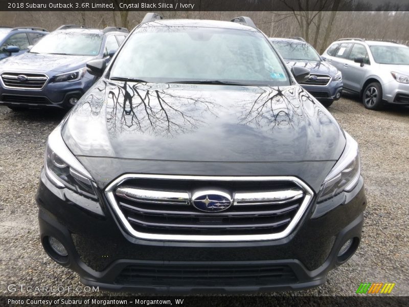 Crystal Black Silica / Ivory 2018 Subaru Outback 3.6R Limited