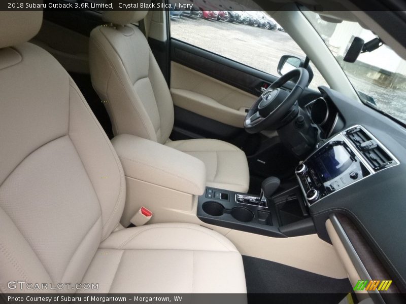 Crystal Black Silica / Ivory 2018 Subaru Outback 3.6R Limited