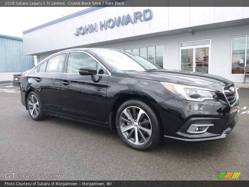 Crystal Black Silica / Slate Black 2018 Subaru Legacy 2.5i Limited
