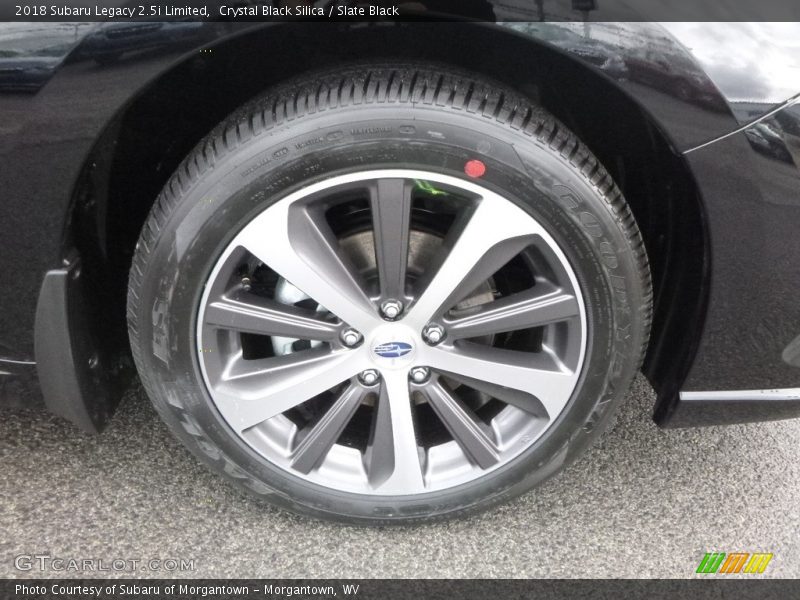 Crystal Black Silica / Slate Black 2018 Subaru Legacy 2.5i Limited