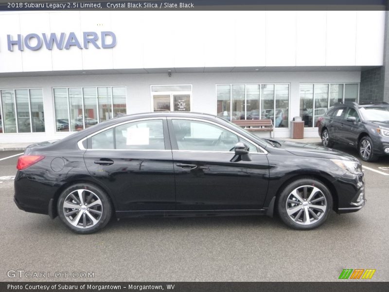 Crystal Black Silica / Slate Black 2018 Subaru Legacy 2.5i Limited