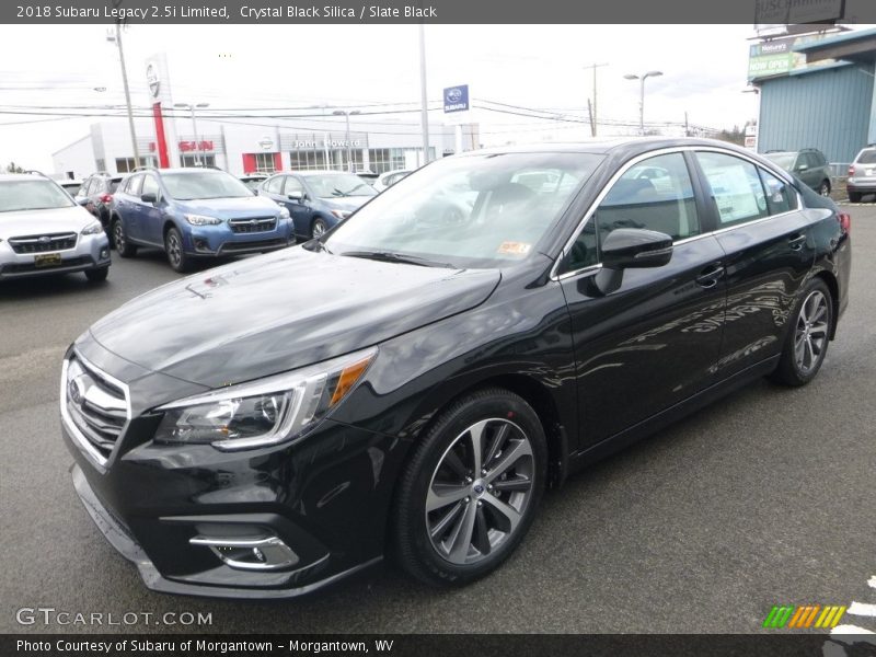 Crystal Black Silica / Slate Black 2018 Subaru Legacy 2.5i Limited