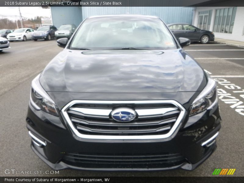 Crystal Black Silica / Slate Black 2018 Subaru Legacy 2.5i Limited