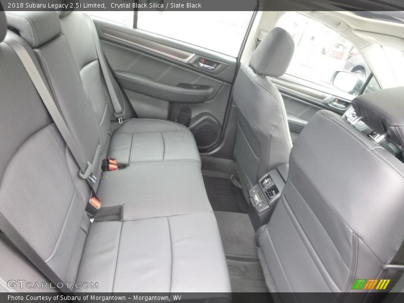 Crystal Black Silica / Slate Black 2018 Subaru Legacy 2.5i Limited