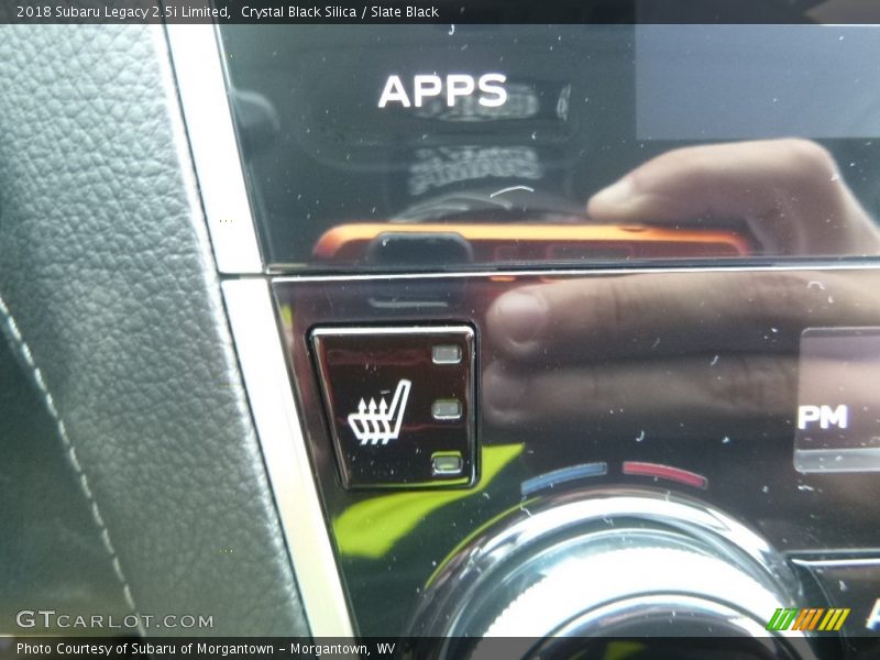 Crystal Black Silica / Slate Black 2018 Subaru Legacy 2.5i Limited
