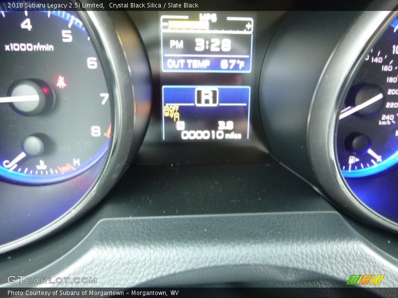 Crystal Black Silica / Slate Black 2018 Subaru Legacy 2.5i Limited