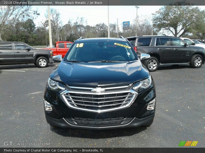 Mosaic Black Metallic / Jet Black 2018 Chevrolet Equinox Premier