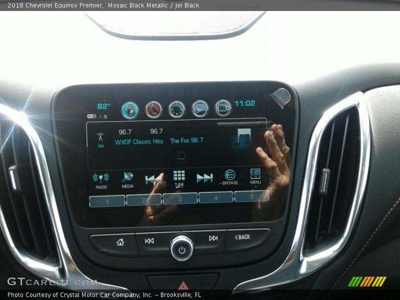Mosaic Black Metallic / Jet Black 2018 Chevrolet Equinox Premier