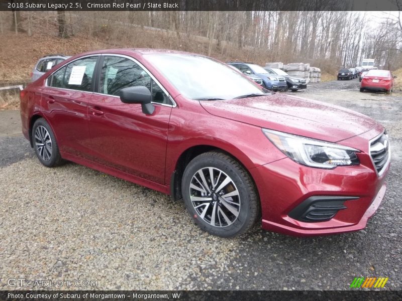 Crimson Red Pearl / Slate Black 2018 Subaru Legacy 2.5i