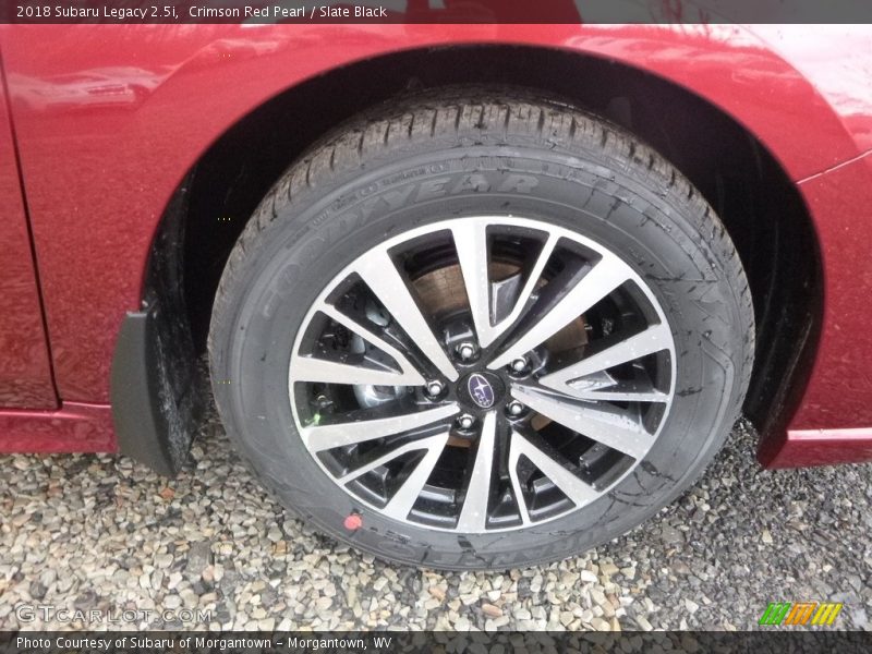 Crimson Red Pearl / Slate Black 2018 Subaru Legacy 2.5i