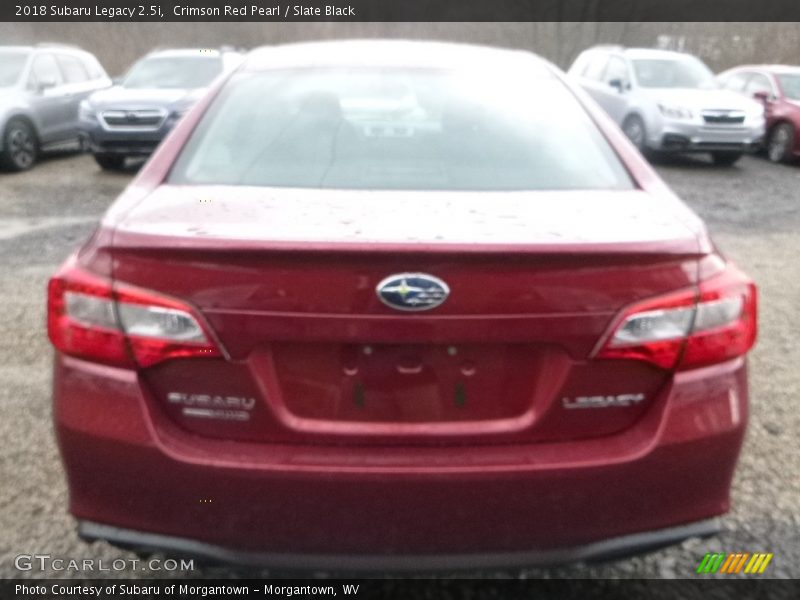 Crimson Red Pearl / Slate Black 2018 Subaru Legacy 2.5i