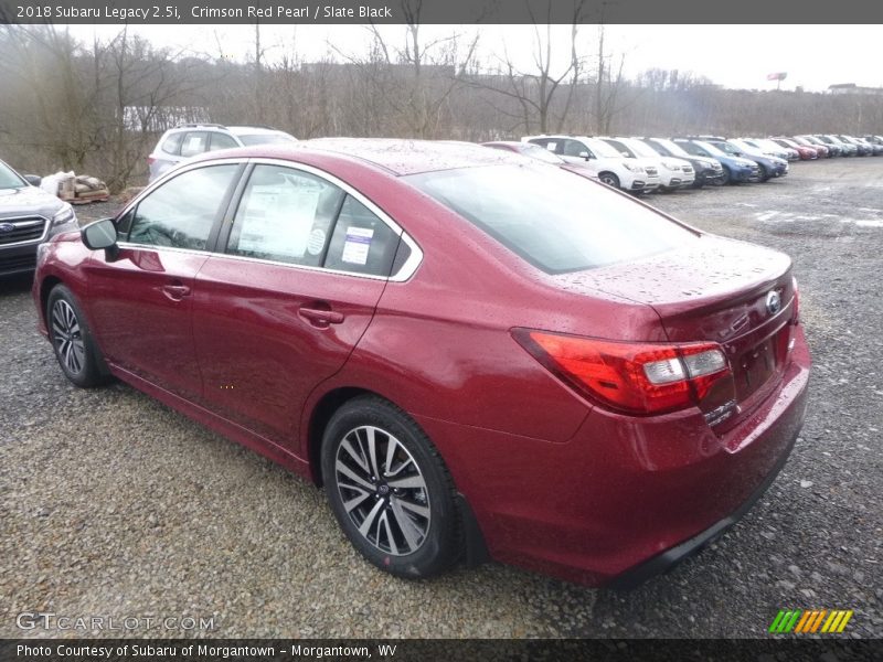Crimson Red Pearl / Slate Black 2018 Subaru Legacy 2.5i