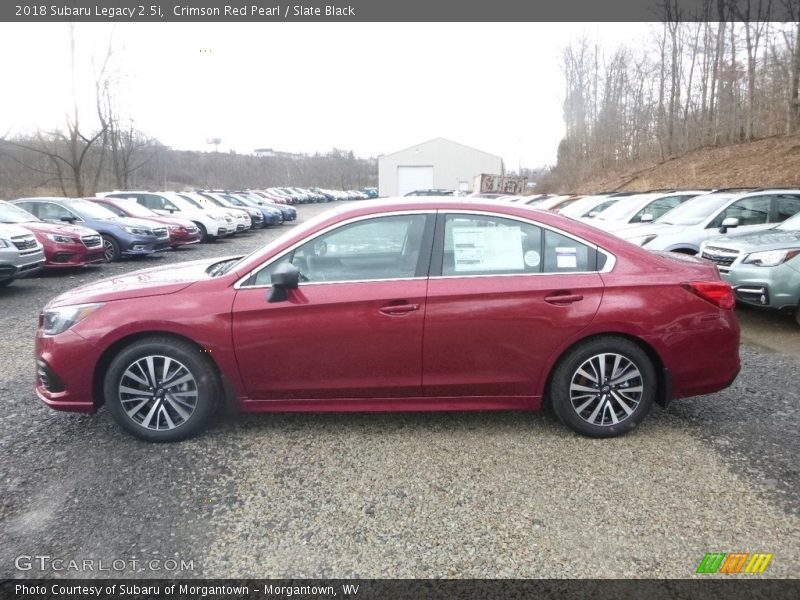 Crimson Red Pearl / Slate Black 2018 Subaru Legacy 2.5i