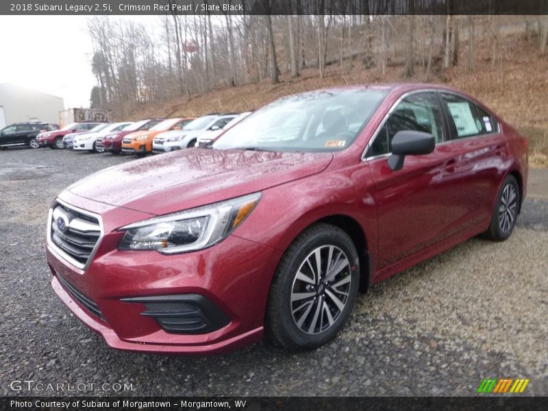 Crimson Red Pearl / Slate Black 2018 Subaru Legacy 2.5i