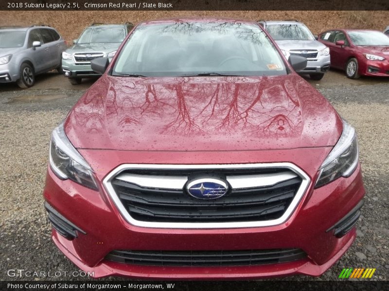 Crimson Red Pearl / Slate Black 2018 Subaru Legacy 2.5i