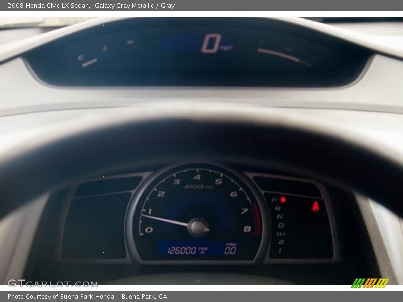Galaxy Gray Metallic / Gray 2008 Honda Civic LX Sedan