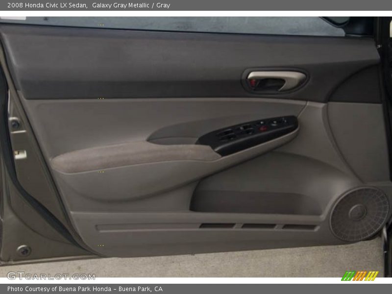 Galaxy Gray Metallic / Gray 2008 Honda Civic LX Sedan