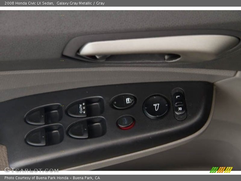 Galaxy Gray Metallic / Gray 2008 Honda Civic LX Sedan