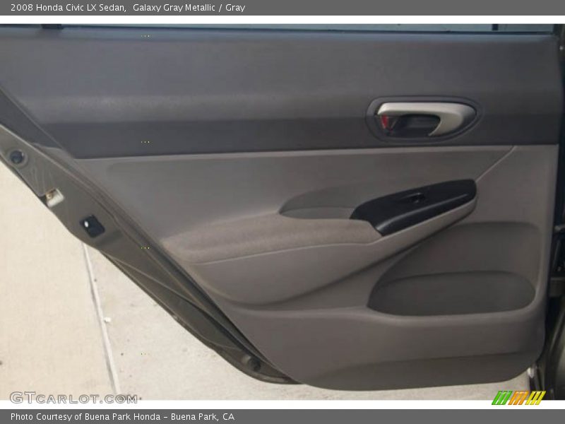 Galaxy Gray Metallic / Gray 2008 Honda Civic LX Sedan