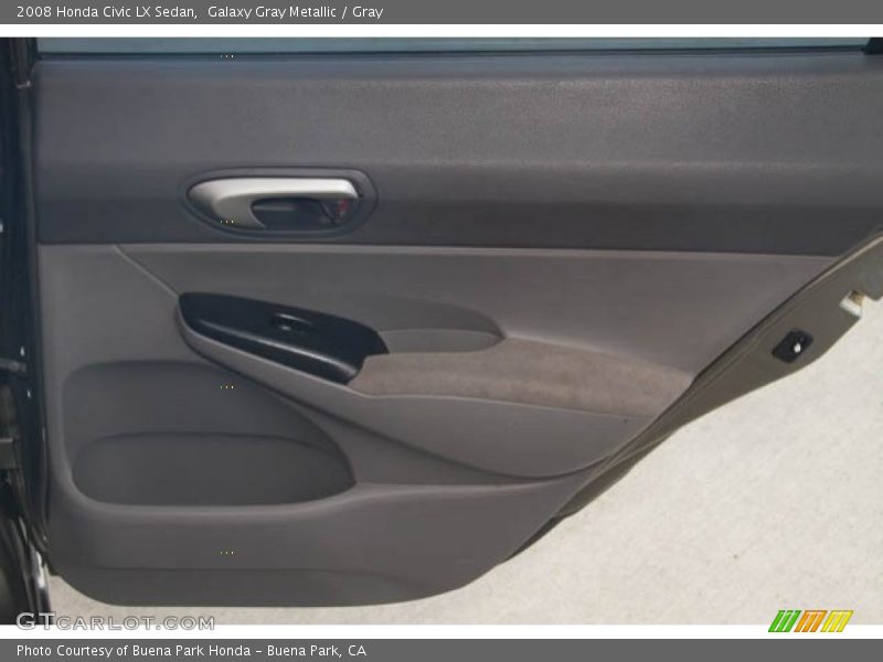 Galaxy Gray Metallic / Gray 2008 Honda Civic LX Sedan