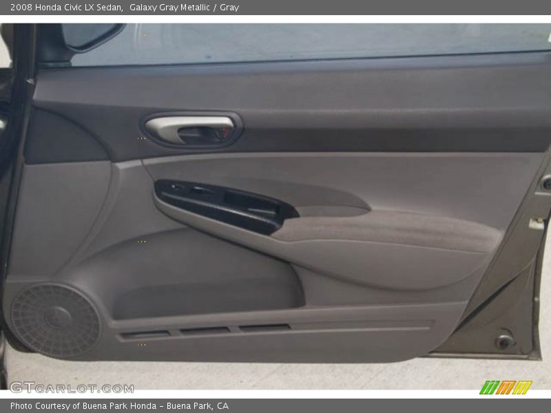 Galaxy Gray Metallic / Gray 2008 Honda Civic LX Sedan