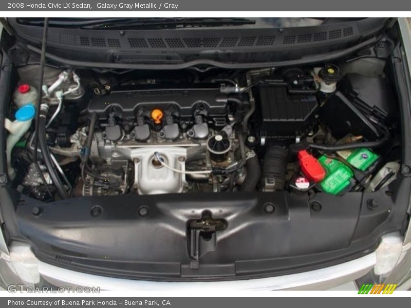 Galaxy Gray Metallic / Gray 2008 Honda Civic LX Sedan