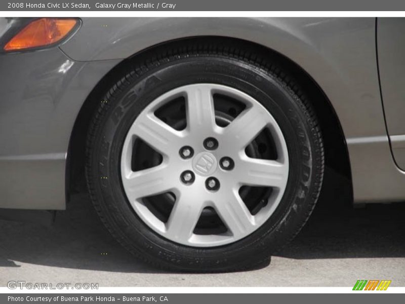 Galaxy Gray Metallic / Gray 2008 Honda Civic LX Sedan