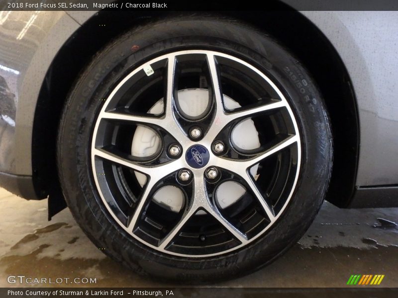 Magnetic / Charcoal Black 2018 Ford Focus SEL Sedan