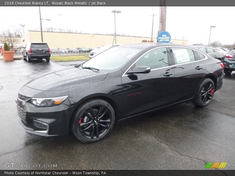 Mosaic Black Metallic / Jet Black 2018 Chevrolet Malibu LT