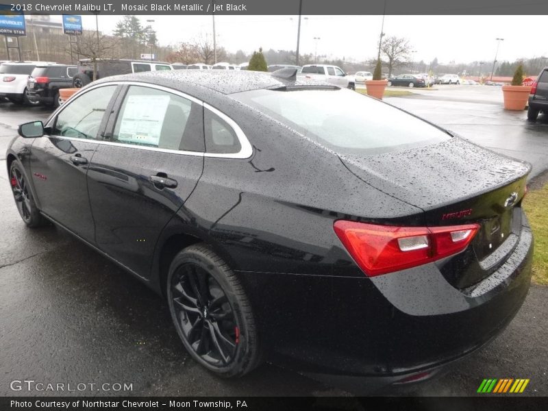 Mosaic Black Metallic / Jet Black 2018 Chevrolet Malibu LT
