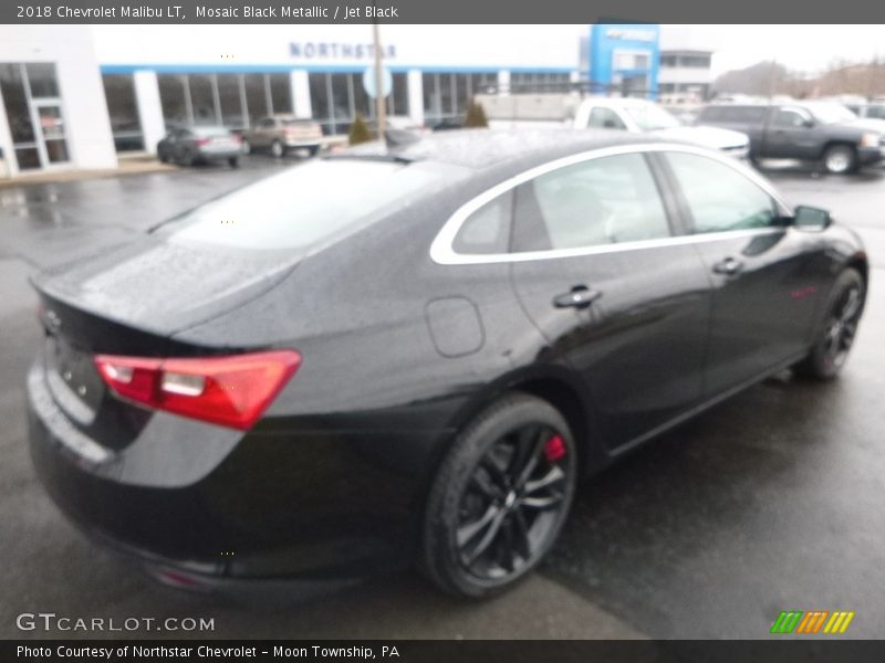 Mosaic Black Metallic / Jet Black 2018 Chevrolet Malibu LT