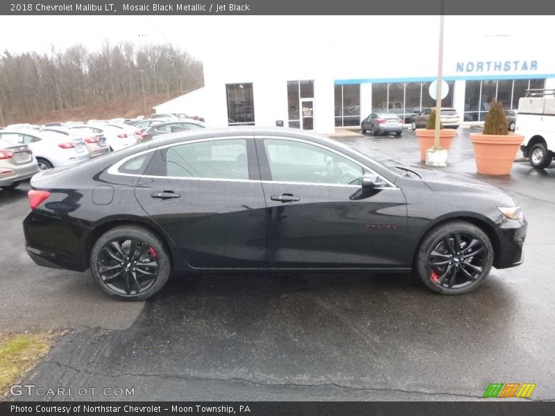 Mosaic Black Metallic / Jet Black 2018 Chevrolet Malibu LT